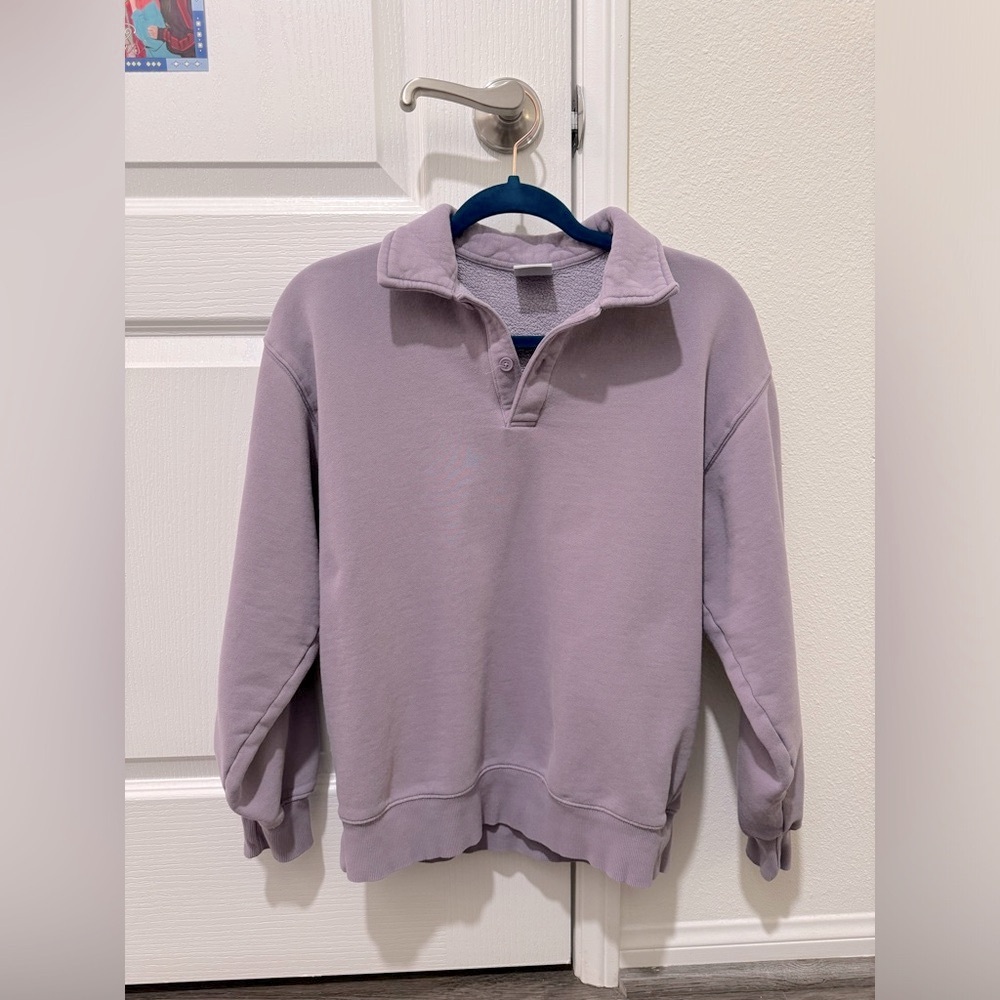 Aritzia TNA Cozy Fleece Top XS